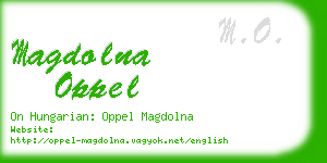 magdolna oppel business card